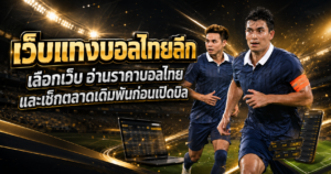 เว็บแทงบอลไทยลีก