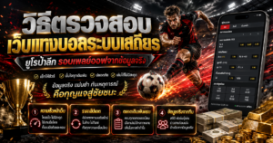 ตรวจเว็บแทงบอลระบบเสถียร