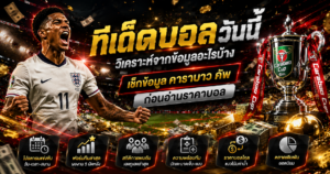 ทีเด็ดบอลวันนี้คาราบาวคัพ